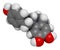 Higenamine herbal molecule. Present in some fat burner food supplements. 3D rendering. Atoms are represented as spheres with.