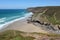 High above Chapel Porth in Cornwall UK.