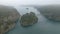 High Above Deception Pass Puget Sound Whidbey Island