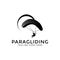 High Adventure Paragliding logo design inspiration. Paragliding logo design