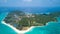 High Aerial Ko Lipe Island Overview Thailand