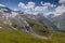 High Alpine road Fuscher Torl view point, Grossglockner Hochalpenstrasse, Austria