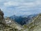 High alpine rocky landscape at Kriski podi