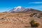 The high altitude Andean plateau outside of Salar de Uyuni, Bolivia