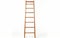 High Altitude Isolated Ladder on White Background