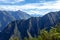 High-altitude jungle lush flora in green Rio Bianco Valley after Choquequirao pass, Andes, Peru