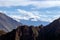 High-altitude jungle lush flora in green Rio Bianco Valley after Choquequirao pass, Andes, Peru