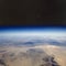 High altitude view of the desert in the south western United States