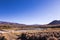 High Andean tundra landscape in the mountains of the Andes.