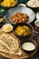 high angle indian food assortment. High quality beautiful photo concept