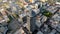 High angle of the Jacksonville cityscape with the Bank of America Tower on a bright day