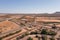 High angle perspective of freeway near Casa Grande, Arizona.