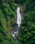 High angle shot of the beautiful Xiao Wulai Falls in Taiwan