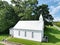 High angle shot of Cades Cove Missionary Baptist Church in Blount County, Tennessee