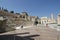 High angle shot of the famous Roman Theatre of the Archaeological Museum in Cartagena