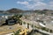 High angle shot of the famous Roman Theatre of the Archaeological Museum in Cartagena