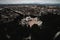 High angle shot of the historic Torre Branca in Milan, Italy