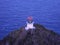 High angle shot of Makapuâ€˜u Point lighthouse in Hawai