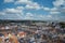 High angle view of buildings in Arras city