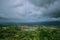 High angle view, major tourist attraction in Pai District, Mae Hong Son Province, Thailand