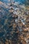 High angle view of mountain river Mostnica in slovenian national park Triglav