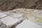 High Angle View Of Salt Pools At Maras