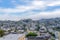 High angle view of the San Francisco suburbs in San Francisco, California