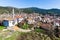 High angle view of traditional town Tarakli which is a historic district in the Sakarya Province