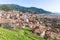 High angle view of traditional town Tarakli which is a historic district in the Sakarya Province