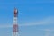 High antenna tower pillar of cellular communication