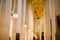 High arched vaults in the Frauenkirche cathedral. Munich