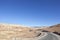 High Atlas Mountains with road in the Ounila Valley.