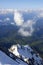 The high Austrian region of Dachstein, view from the Dachstein cable car station, Austria, Europe