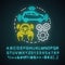 High automation neon light concept icon. Car autonomous features. Steering Assist, autopilot. Driverless vehicle idea