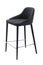 High bar chair isolated on a white background. Comfortable cafe bar furniture.