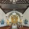 High beamed interior of Christian Church in Havana, Cuba