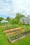 High beds of boards at their summer cottage