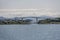 High bridge over fjord, near Bronnoysund, Norway