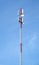 High cellular frame tower with aerials