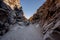 High Cliffs of The Narrow Upper Burro Mesa Wash