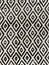 High contrast diamond pattern black and white throw rug