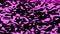 High contrast pink black background with moving spots resembling leopard skin. The spots increase in size, and then