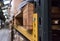 High contrast, powerful view of steel warehouse racking within a large warehouse.