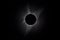 High contrast view of the corona during a total solar eclipse