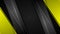 High contrast yellow black abstract tech corporate motion background