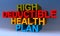 High deductible health plan on blue