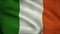 High Definition animation. Flag of Ireland.