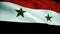 High Definition animation. Flag of Syria.