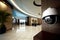 high-definition security camera capturing crisp, clear image of office building lobby