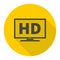 High definition television symbol, HDTV icon